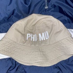 Phi Mu bucket hat